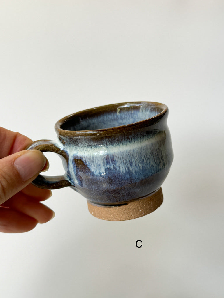 Nakadera kiln - Espresso cup, Blue 2