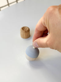 Wooden Top Toy - Mouse
