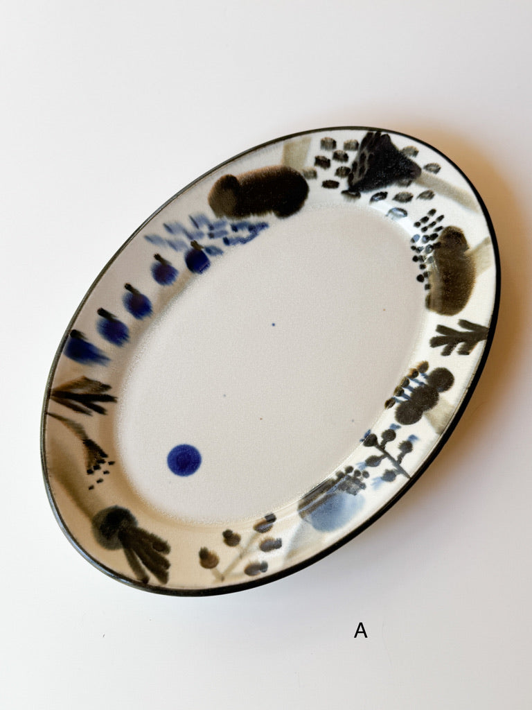 Yuko Shige Porcelain - Oval Plate