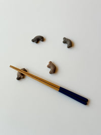 Clay doll - "Menko" Clay Chopsticks Rest