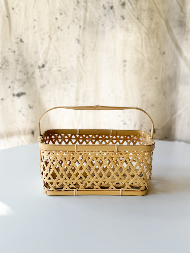 Bamboo Basket by Youn Minyoung - "Sukkiri Kaban", Small