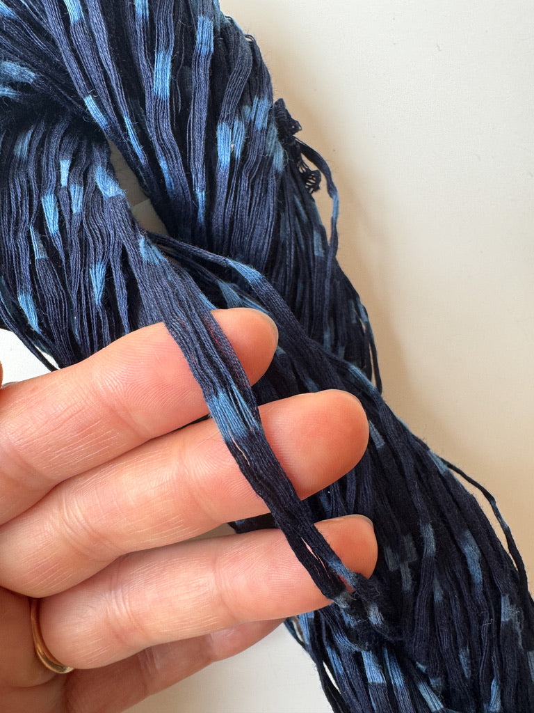 Ikeda Kasuri Kobo - Indigo Dyed Cotton Thread, "Kasuri Ito", A