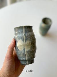 Ayoo Pottery by Naoki Kanazawa - Tall Cup, "Sea flower"