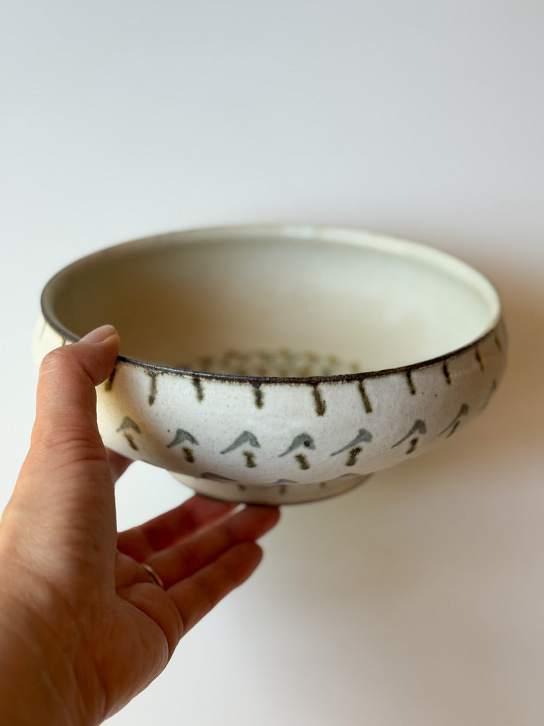 Issaki kiln -  "Hanabi" Shallow Bowl