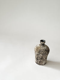 Moriyama Kiln -  "Chasabi", brown rusty vase, tall