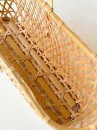 Bamboo Basket by Youn Minyoung - "Sukkiri Kaban", Oval