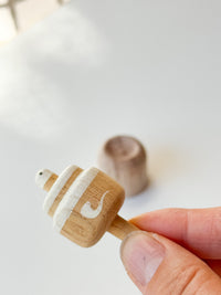 Wooden Top Toy - Snake