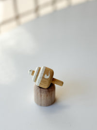 Wooden Top Toy - Snake