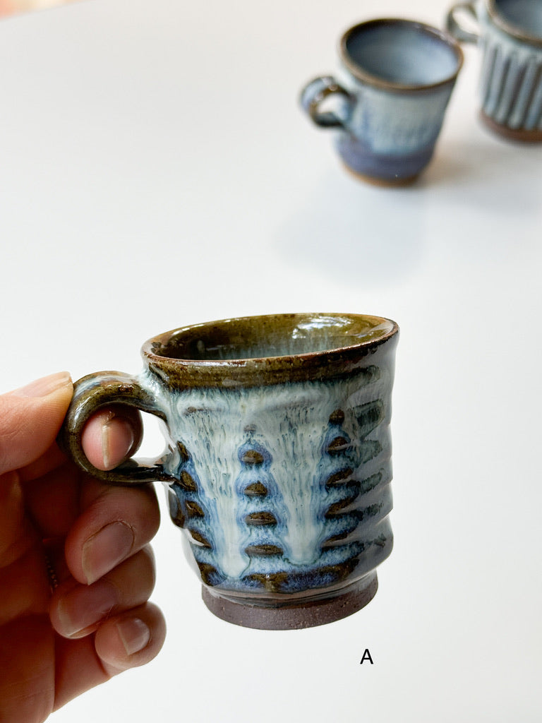 Nakadera kiln - Espresso cup, Blue 1