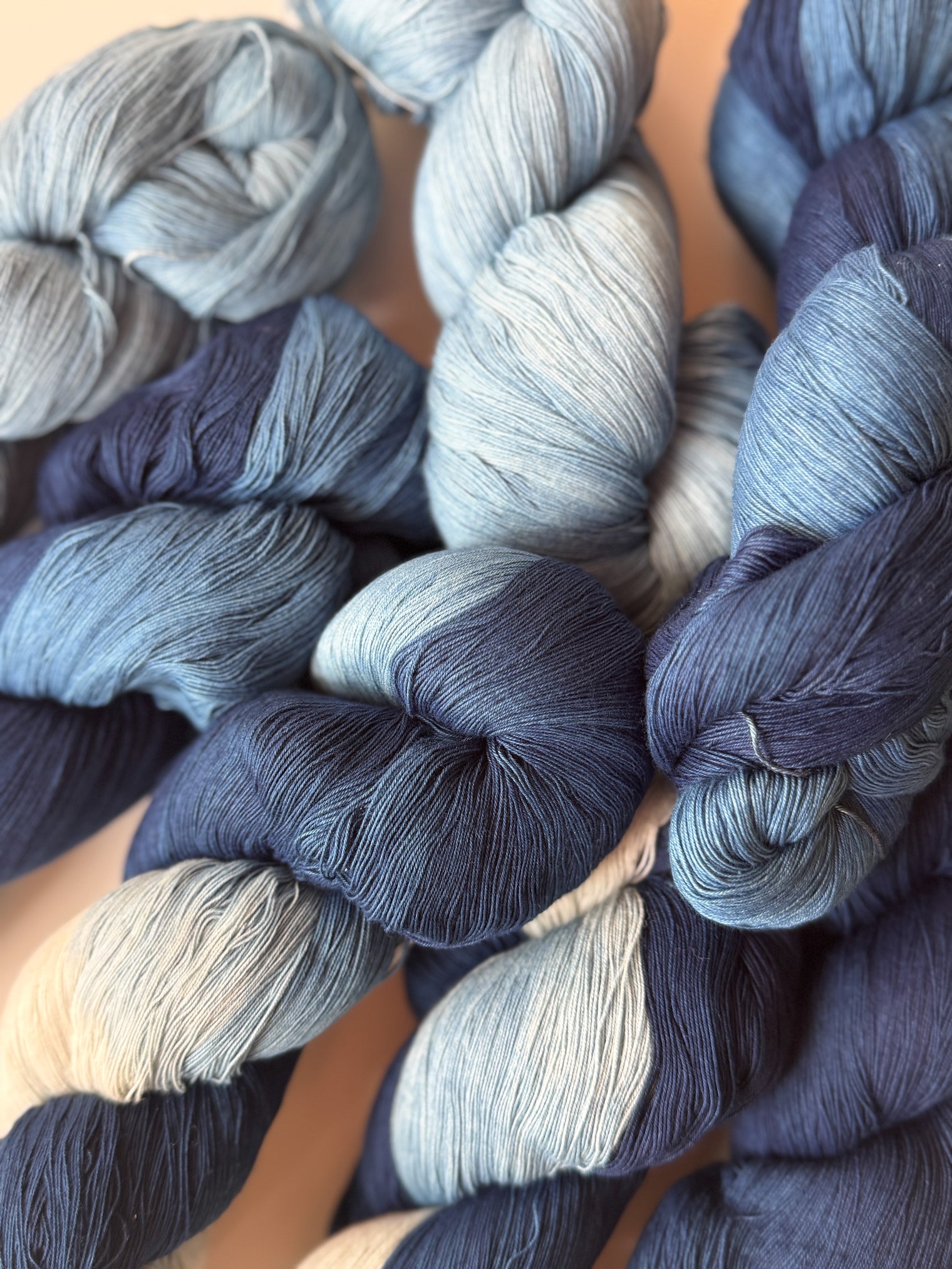 Ikeda Kasuri Kobo - Indigo Dyed Cotton Thread, 100g