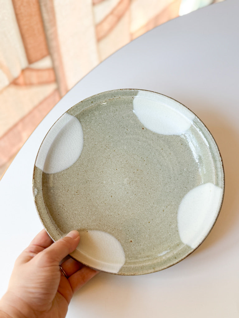 Kajiya Kiln - Plate, Makugake White
