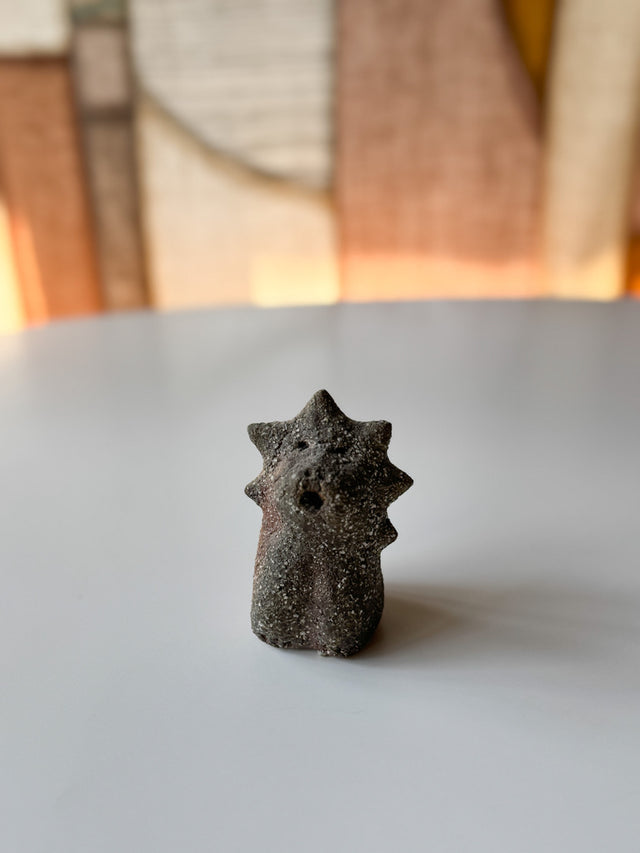 Nakadera kiln - Small Creature Figurine, Sun