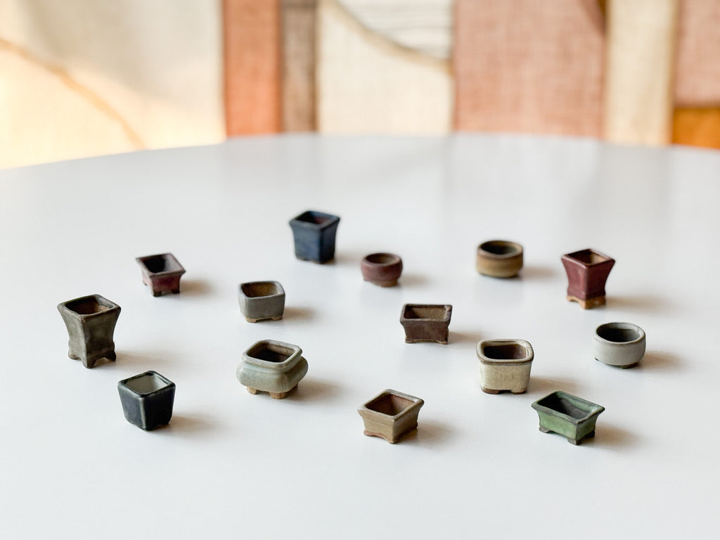 Tiny Vintage Planters – from Kyushu (maybe!)