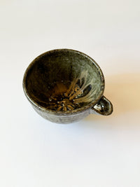 Moriyama Kiln -  "Teno" katakuchi bowl, Dark