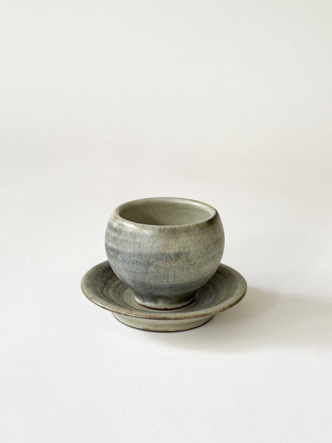 Issaki kiln - Tea cup and saucer set