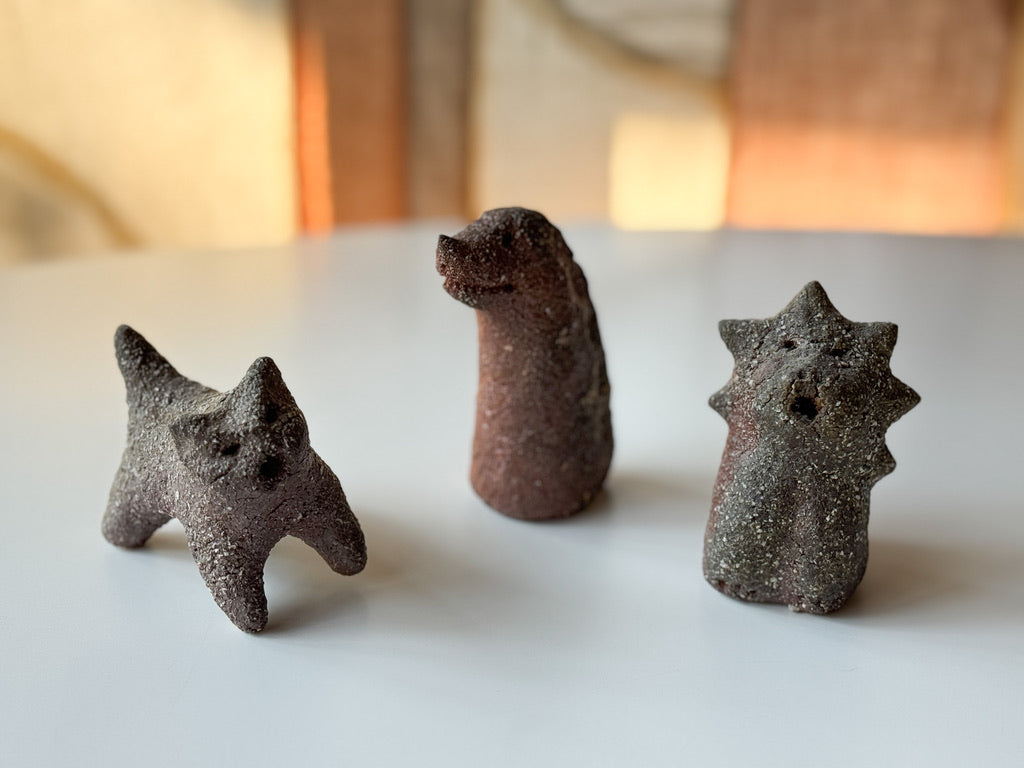 Nakadera kiln - Small Creature Figurine, Sun