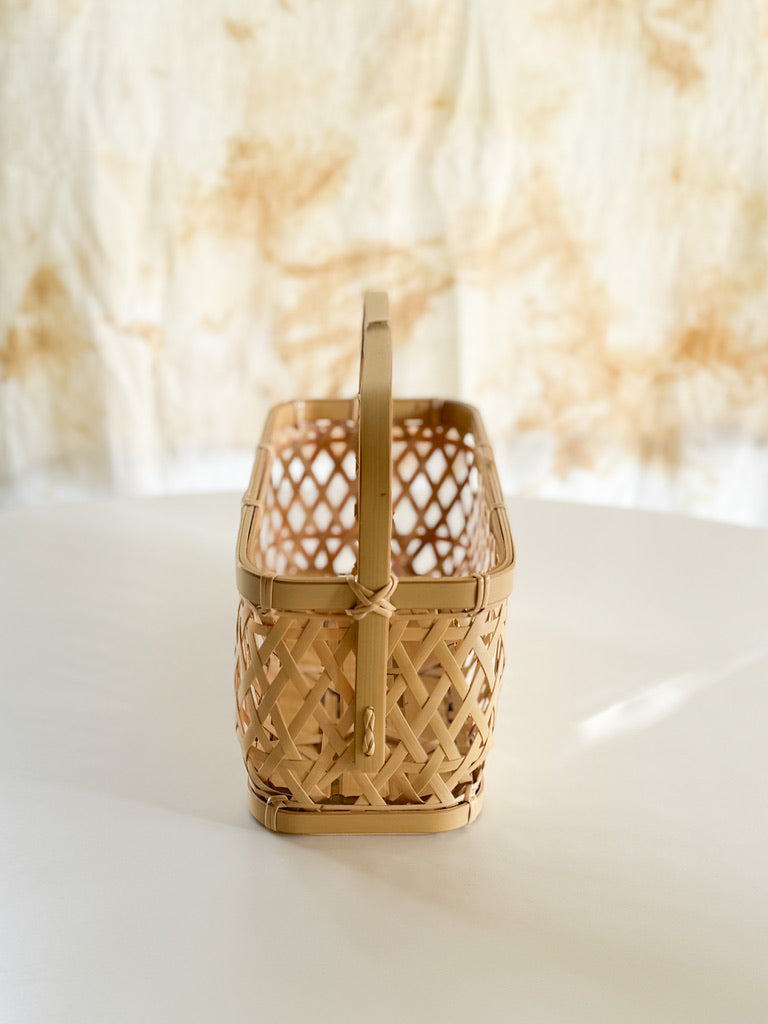 Bamboo Basket by Youn Minyoung - "Sukkiri Kaban", Small