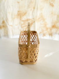 Bamboo Basket by Youn Minyoung - "Sukkiri Kaban", Small