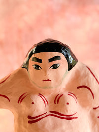 Paper Mache Doll - Rikishi Sumo Wrestler!