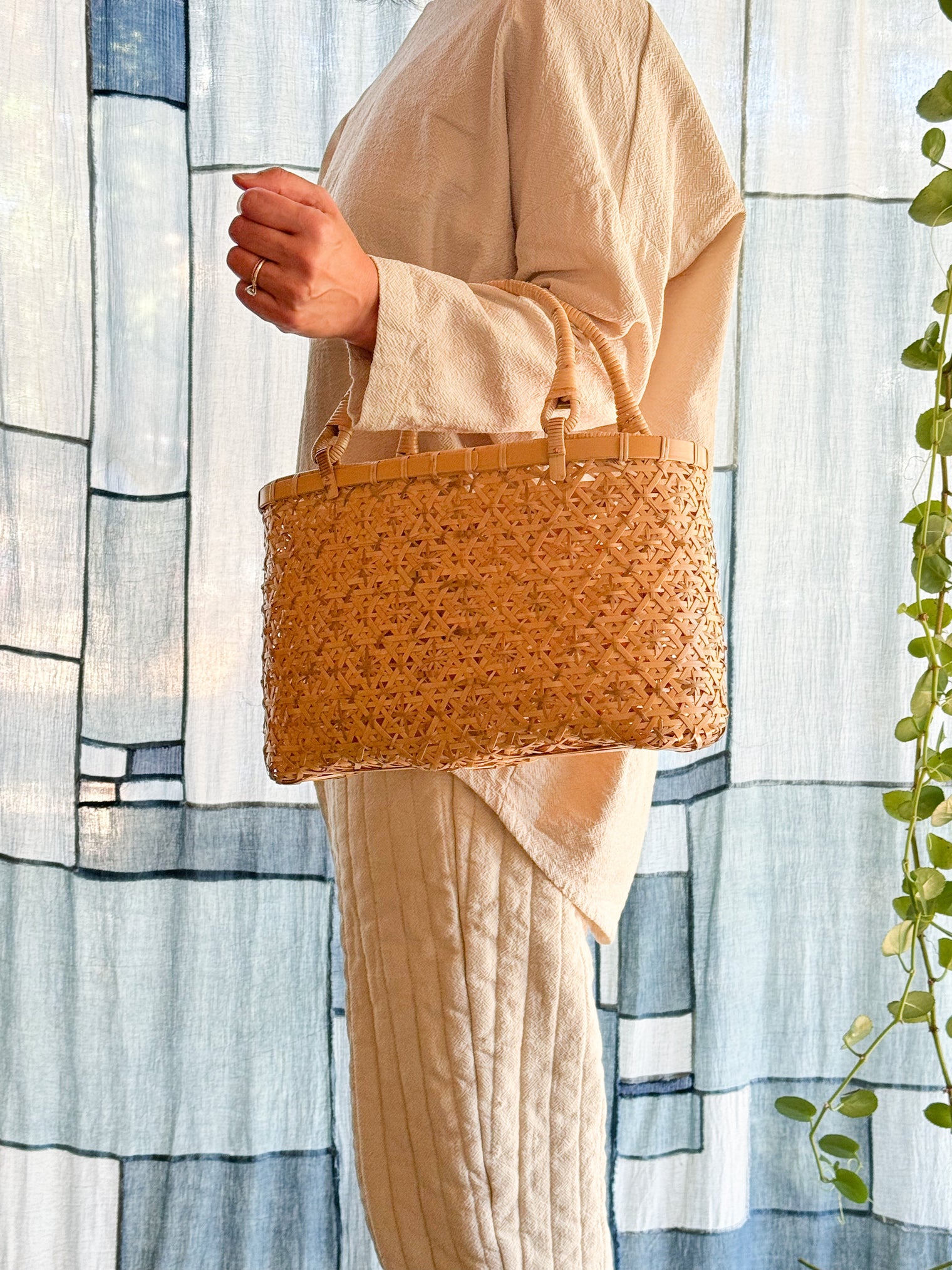 Yasuo Fukusaki, Bamboo basket, Hand crafted, Yoka Good Things