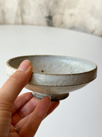 Moriyama Kiln - "Kobachi" small shallow bowl, White