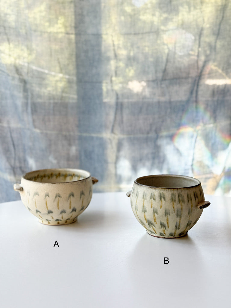 Issaki kiln -  "Hanabi" Bowl with ears