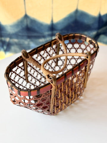 Yasuo Fukusaki - Bamboo basket, Red