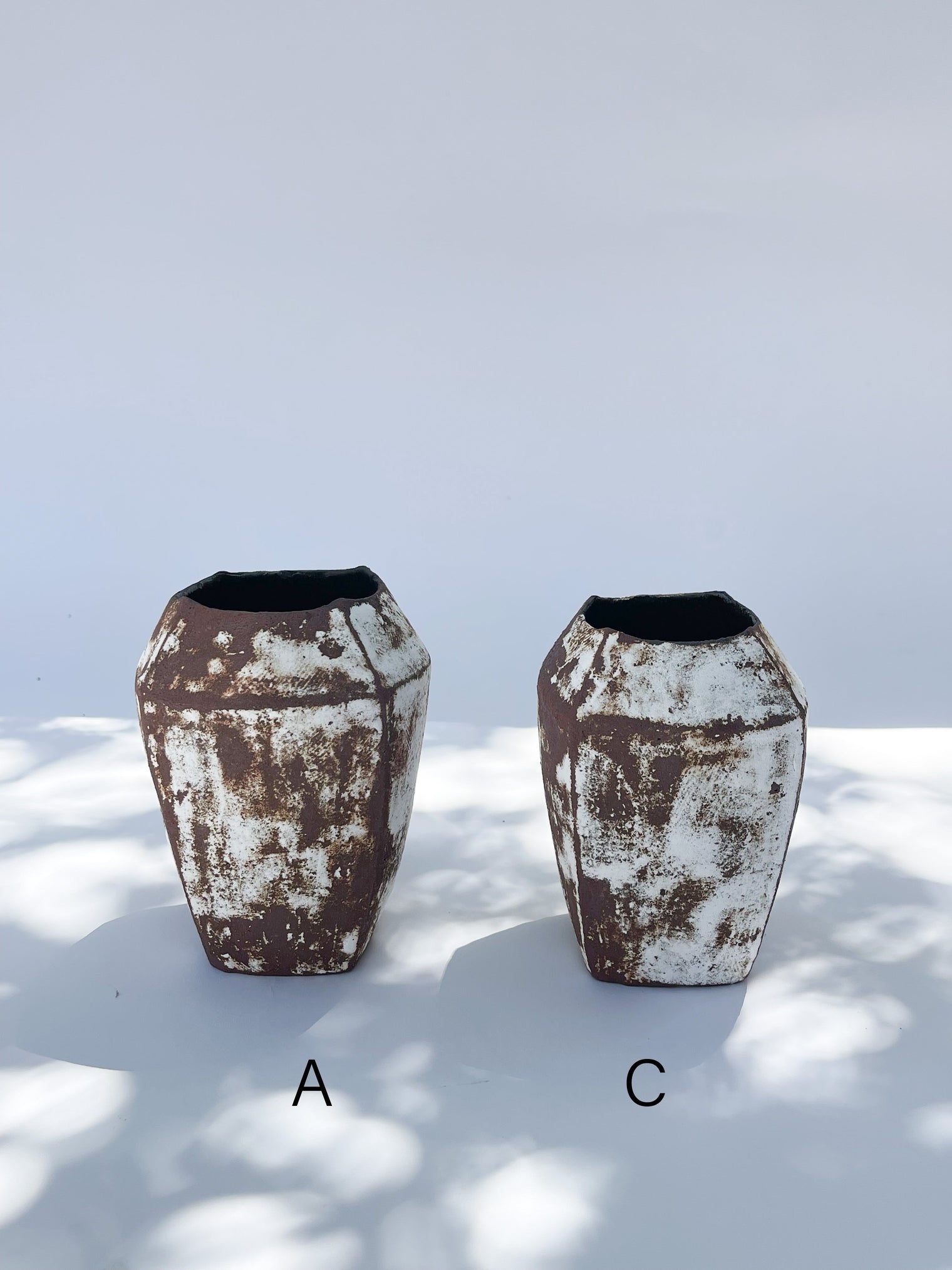 Moriyama Kiln -  Vase, "Chasabi" - brown rust