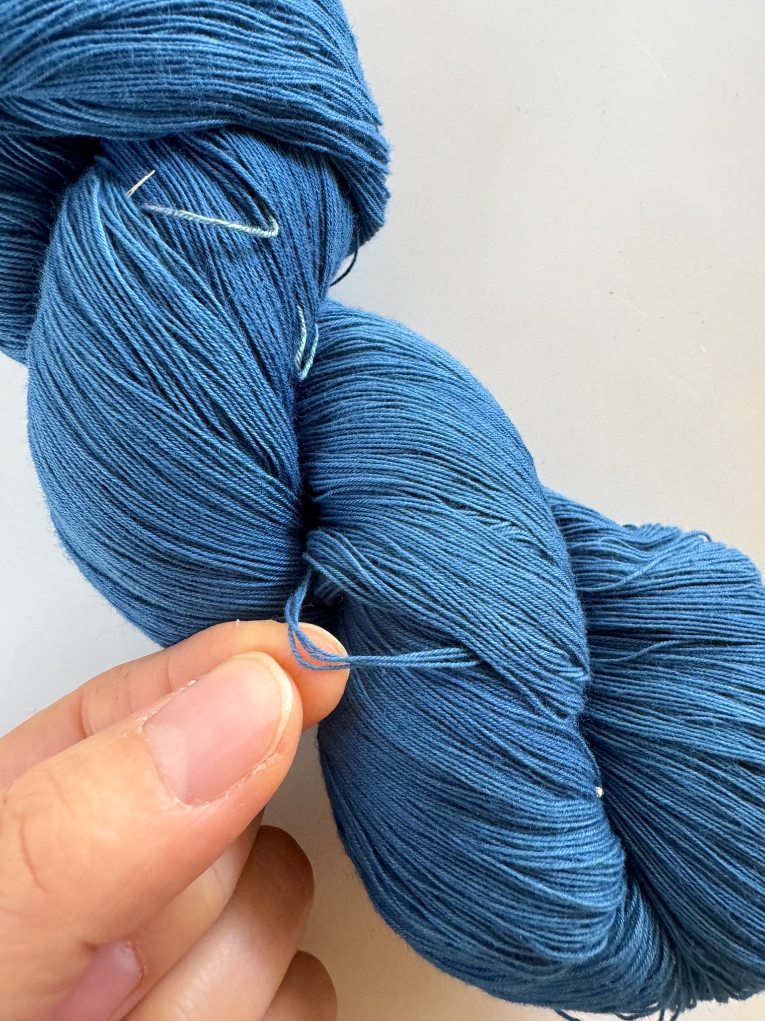 Ikeda Kasuri Kobo - Indigo Dyed Cotton Thread, 100g