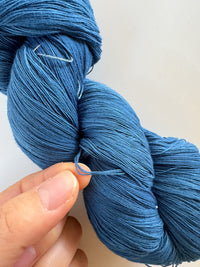 Ikeda Kasuri Kobo - Indigo Dyed Cotton Thread, 100g