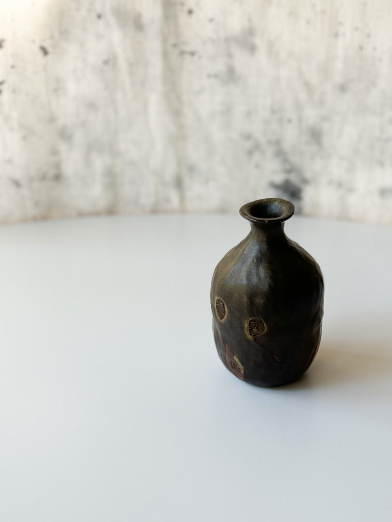 Nakadera kiln - Yakishime Vase, Tall