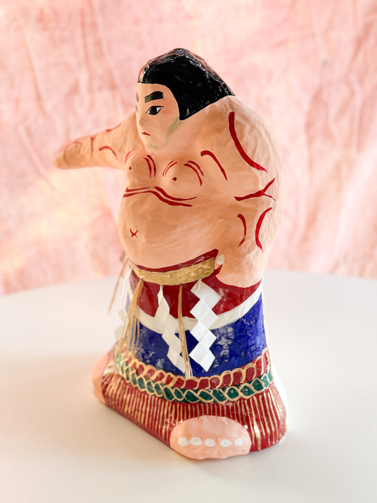 Paper Mache Doll - Rikishi Sumo Wrestler!