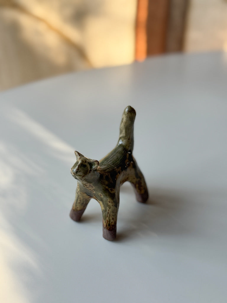 Nakadera kiln - Cat Ceramic Figurine