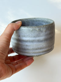 Issaki kiln -  Matcha Bowl, Straw ash glaze