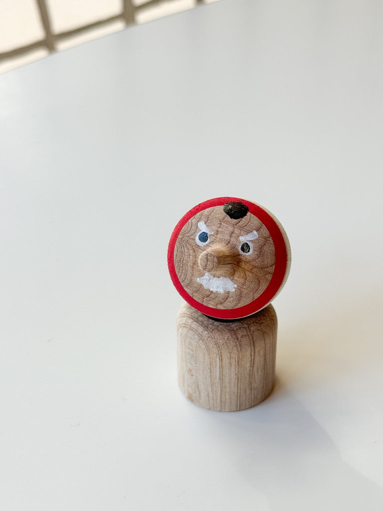 Wooden Top Toy - Tengu