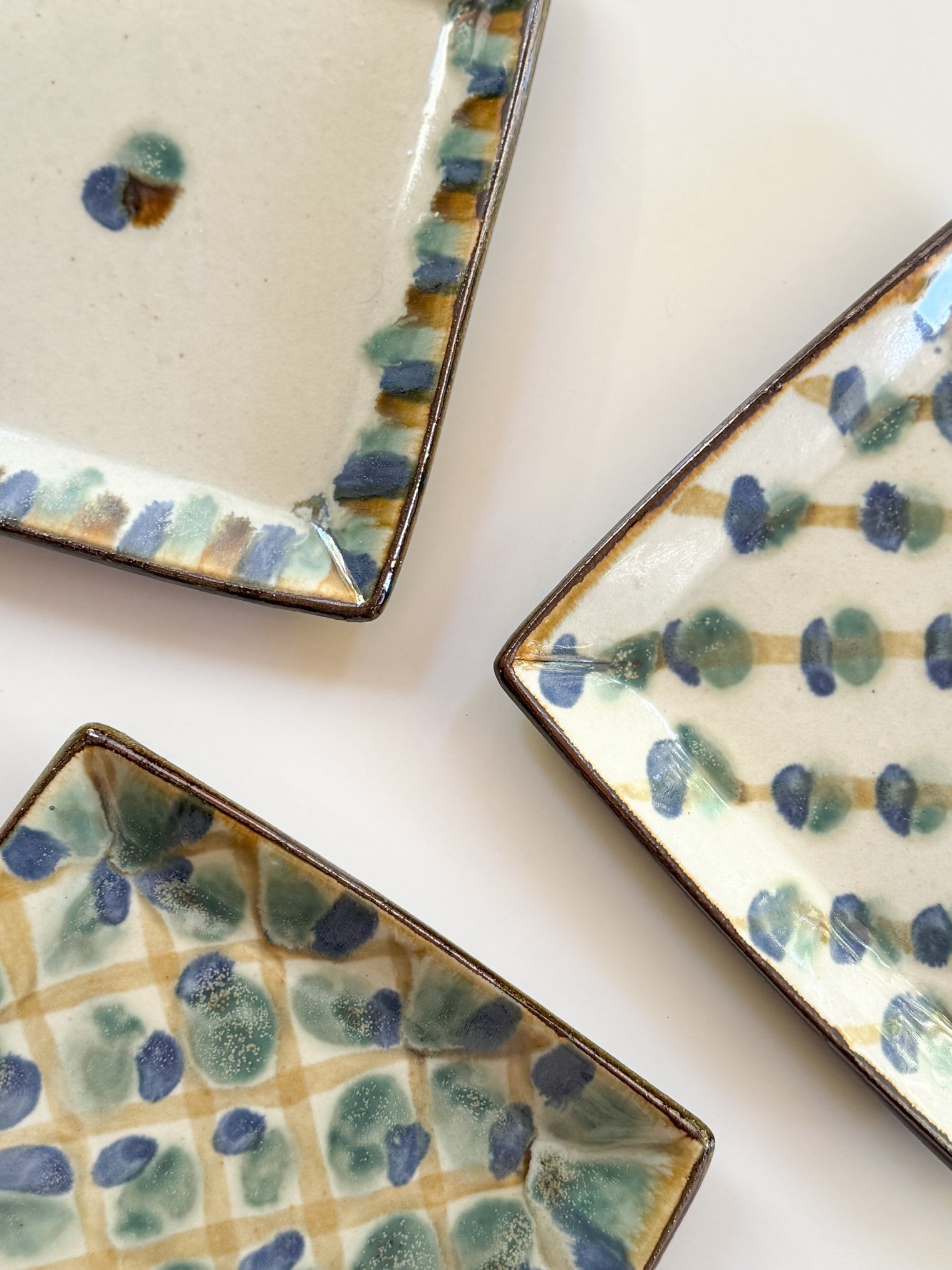 Chihiro Kiln, square plate, Yoka Good Things