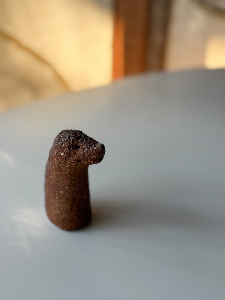 Nakadera kiln - Small Creature Figurine, Dinosaur