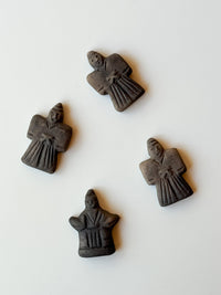Clay doll - "Menko" Clay Chopsticks Rest