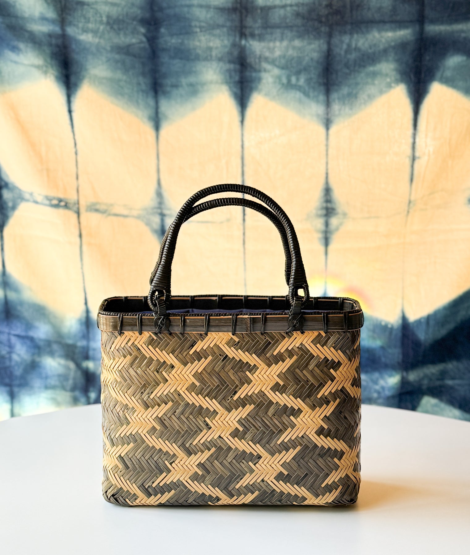 Yasuo Fukusaki - Bamboo basket, patterned