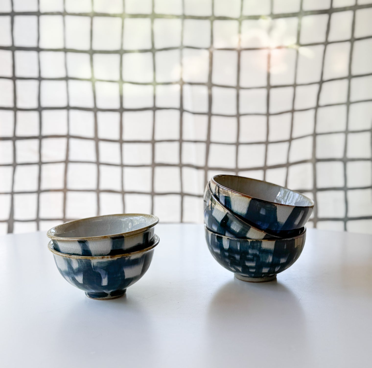 Maruo Kiln - Check Pattern Collection, Bowl A