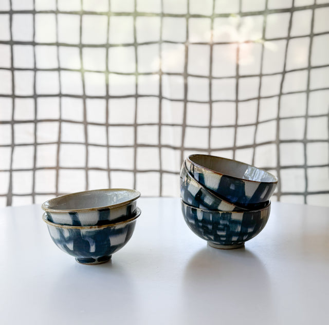Maruo Kiln - Check Pattern Collection, Bowl A