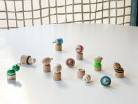Wooden Top Toy - Tengu
