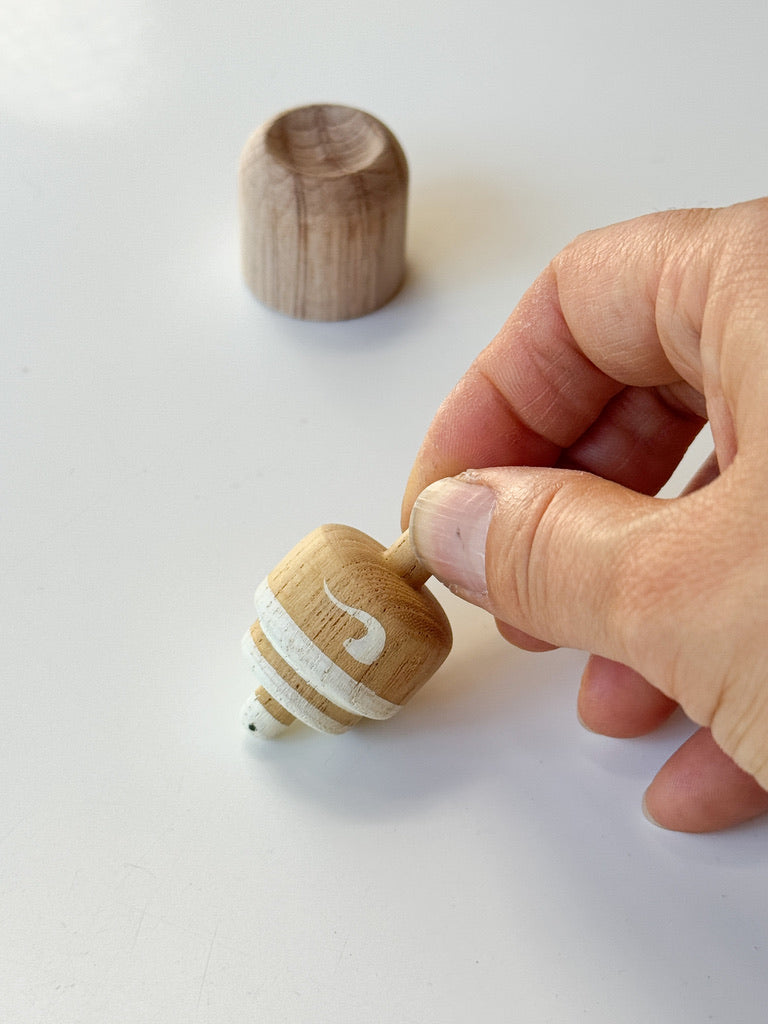 Wooden Top Toy - Snake