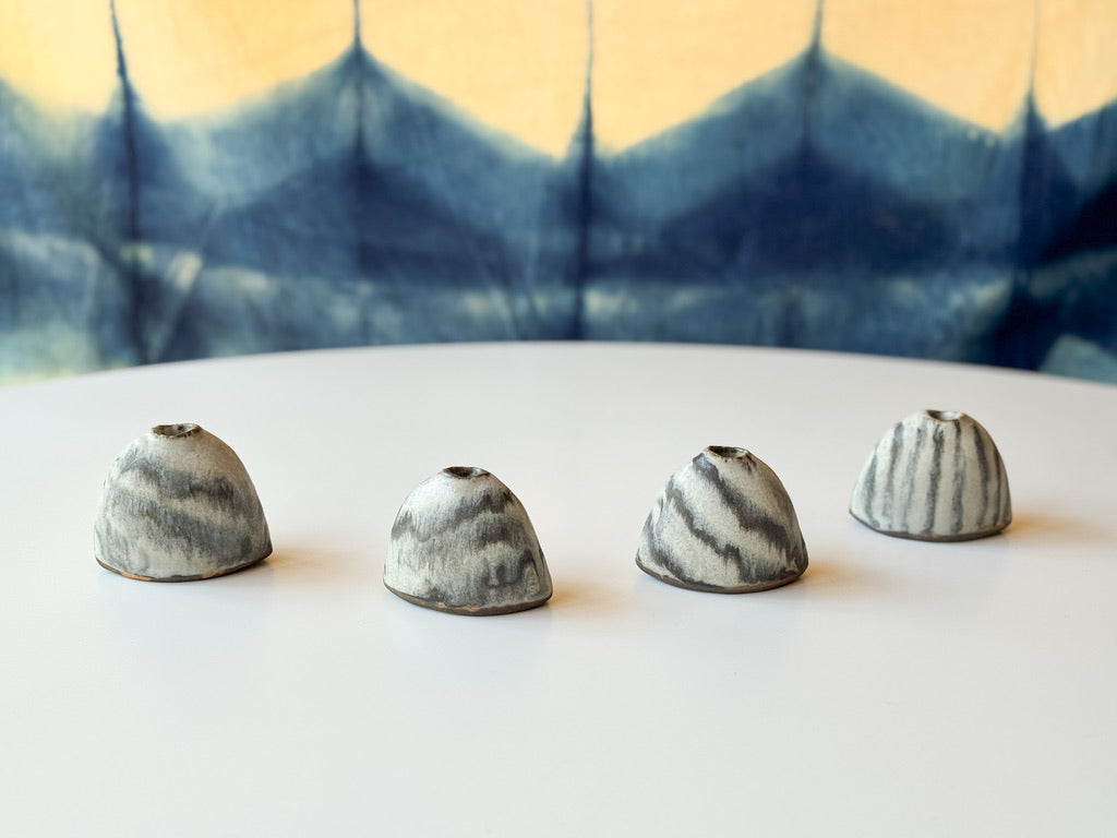 Issaki kiln - Mini bud vase, Stripe
