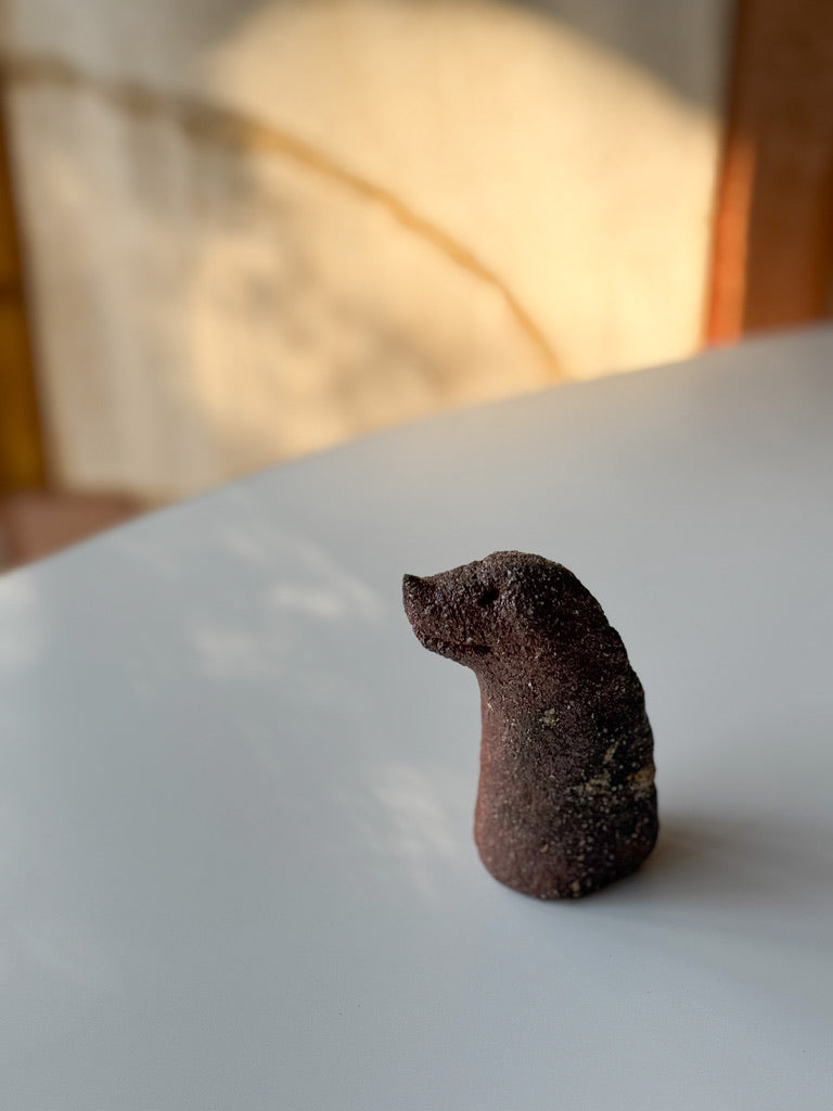 Nakadera kiln - Small Creature Figurine, Dinosaur