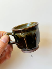 Nakadera kiln - Espresso cup, Dark Brown