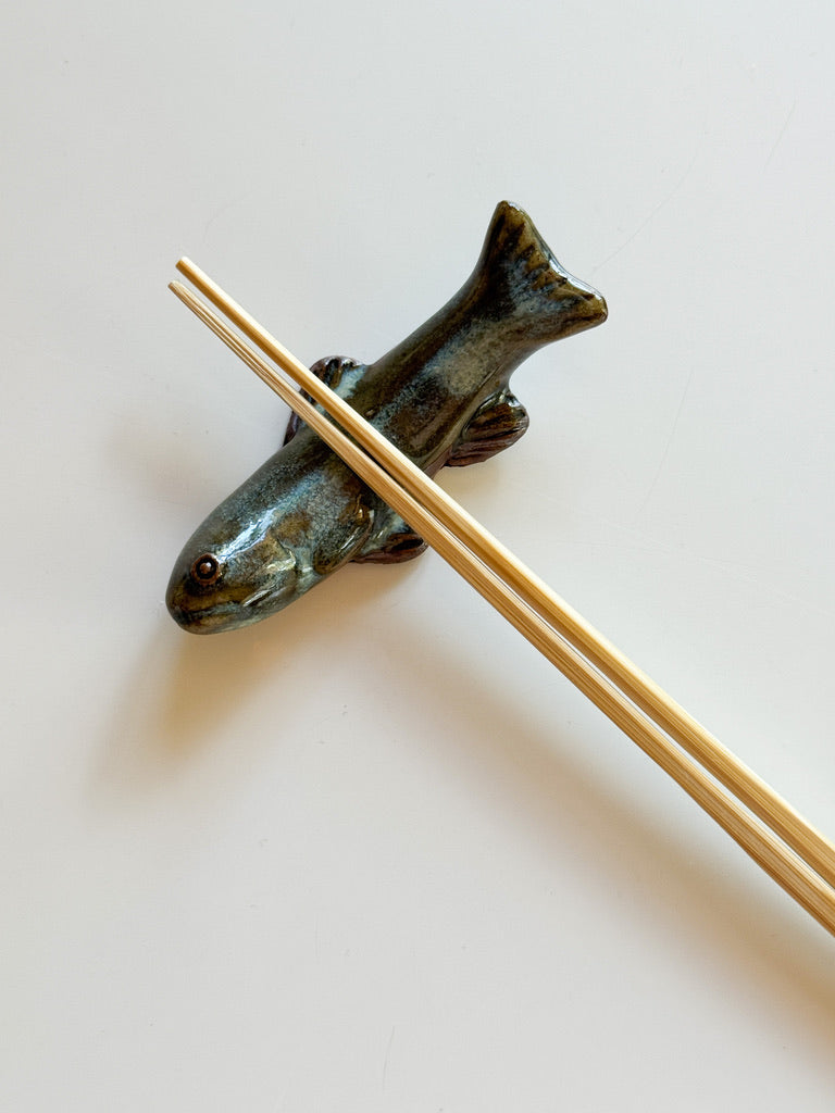 Nakadera kiln - Fish utensil rest, A