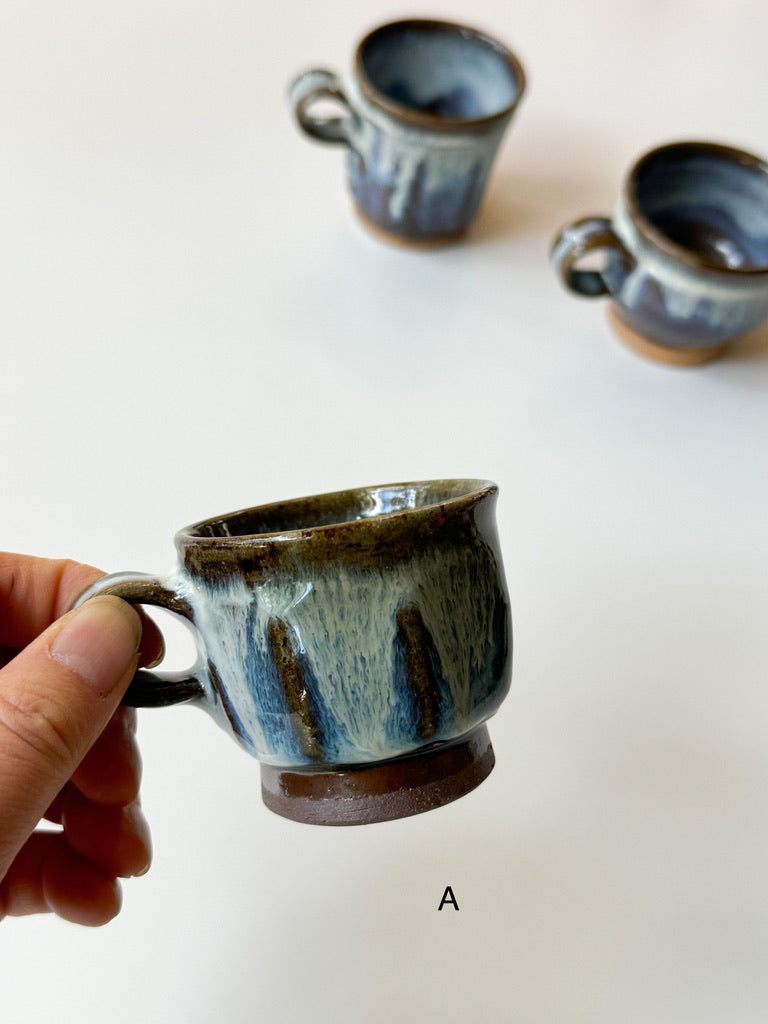 Nakadera kiln - Espresso cup, Blue 2