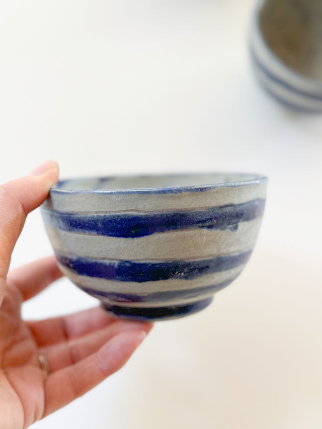 Miki Oka Ceramic -  Stripe bowl