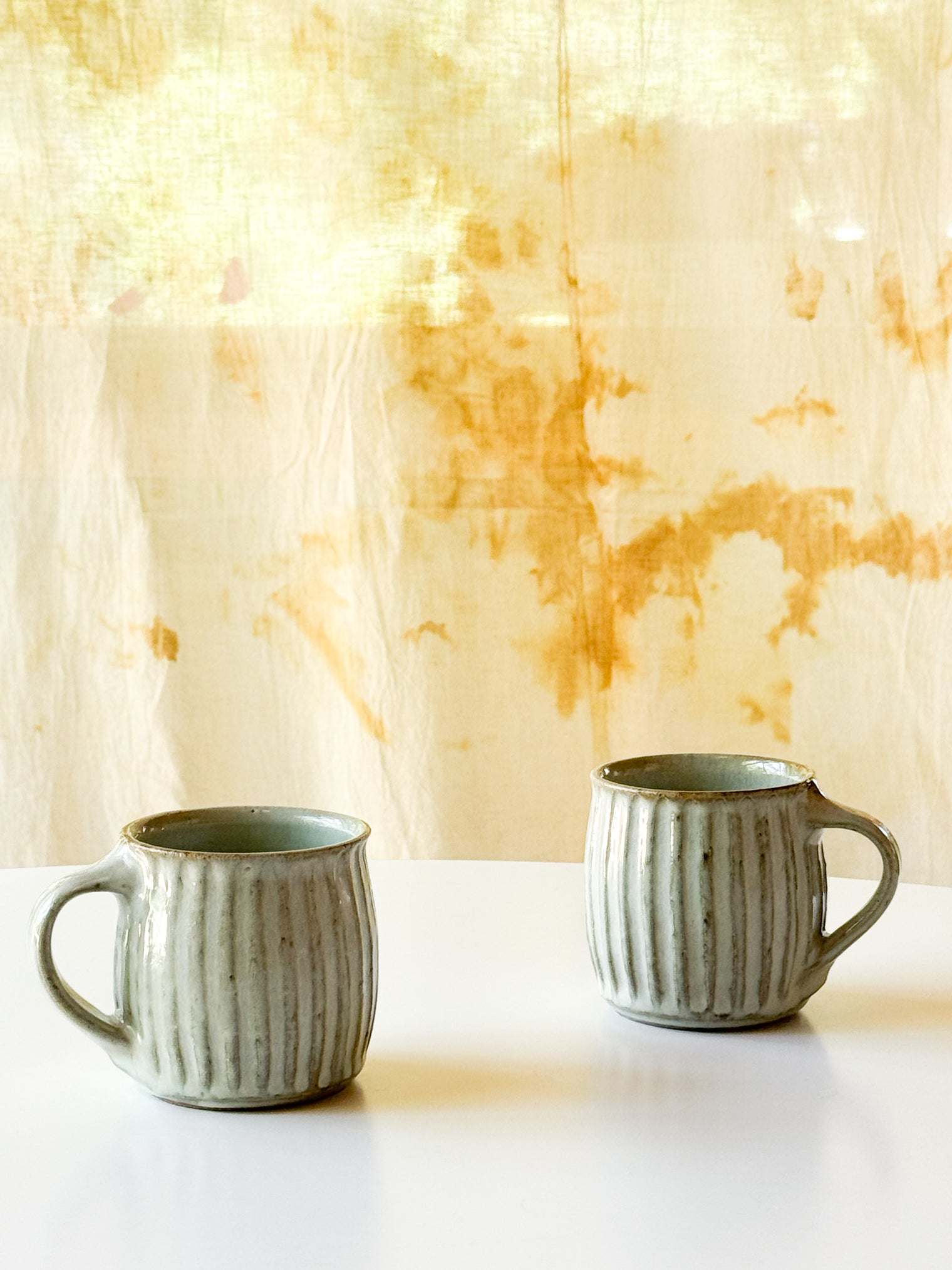 Kajiya Kiln - Mug Cup, Barrel Vertical Shinogi